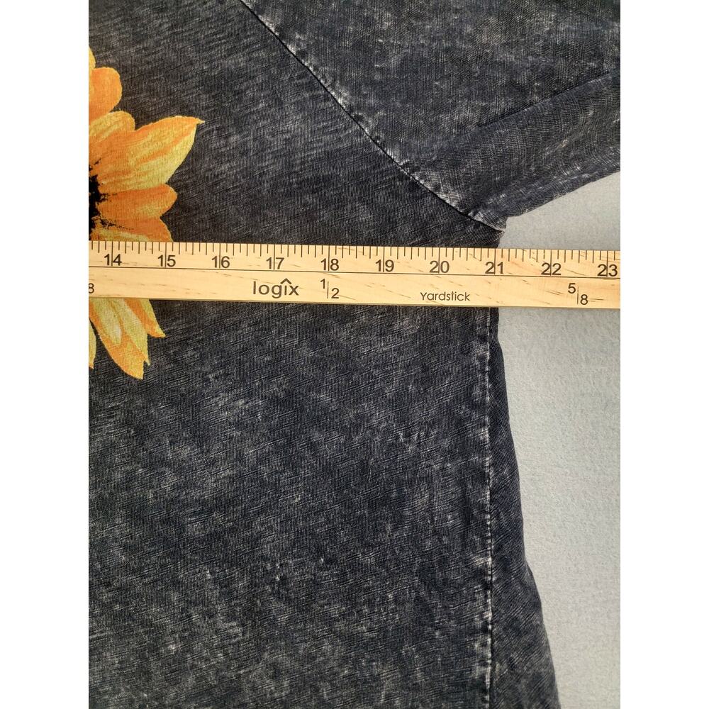 Jess & Jane Sunflower Mineral Wash Tunic Large - Picture 9 of 10